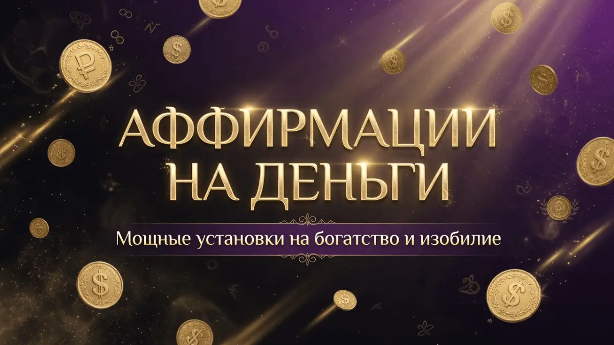 Аффирмации на деньги и богатство — мощные установки на изобилие